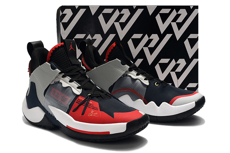 2019 Men Jordan Why Not Zero.2 SE Black Grey Red Shoes